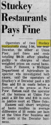 Stuckeys - May 1968 Payout Over Ham Case (newer photo)